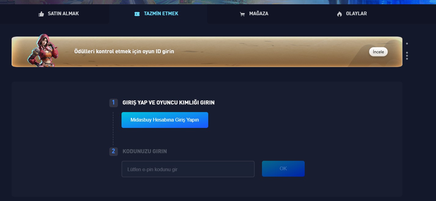 PUBG Mobile UC Kodu Nasıl Etkinleştirilir? Midasbuy Yükleme Rehberi